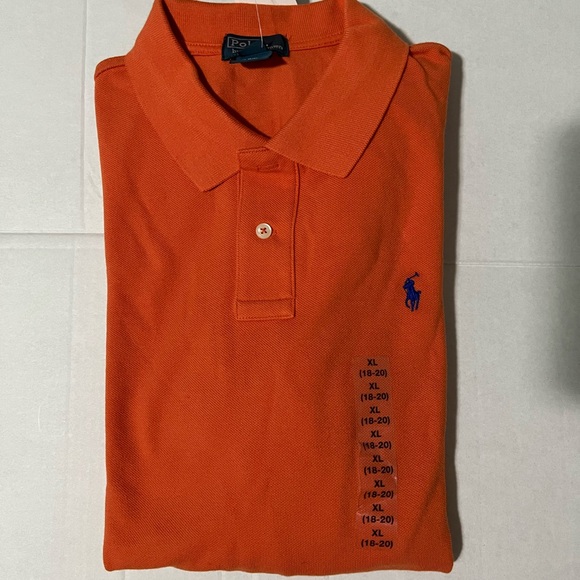 Boys Ralph Lauren Cotton Mesh Long-Sleeve Polo Shirt - Picture 3 of 3